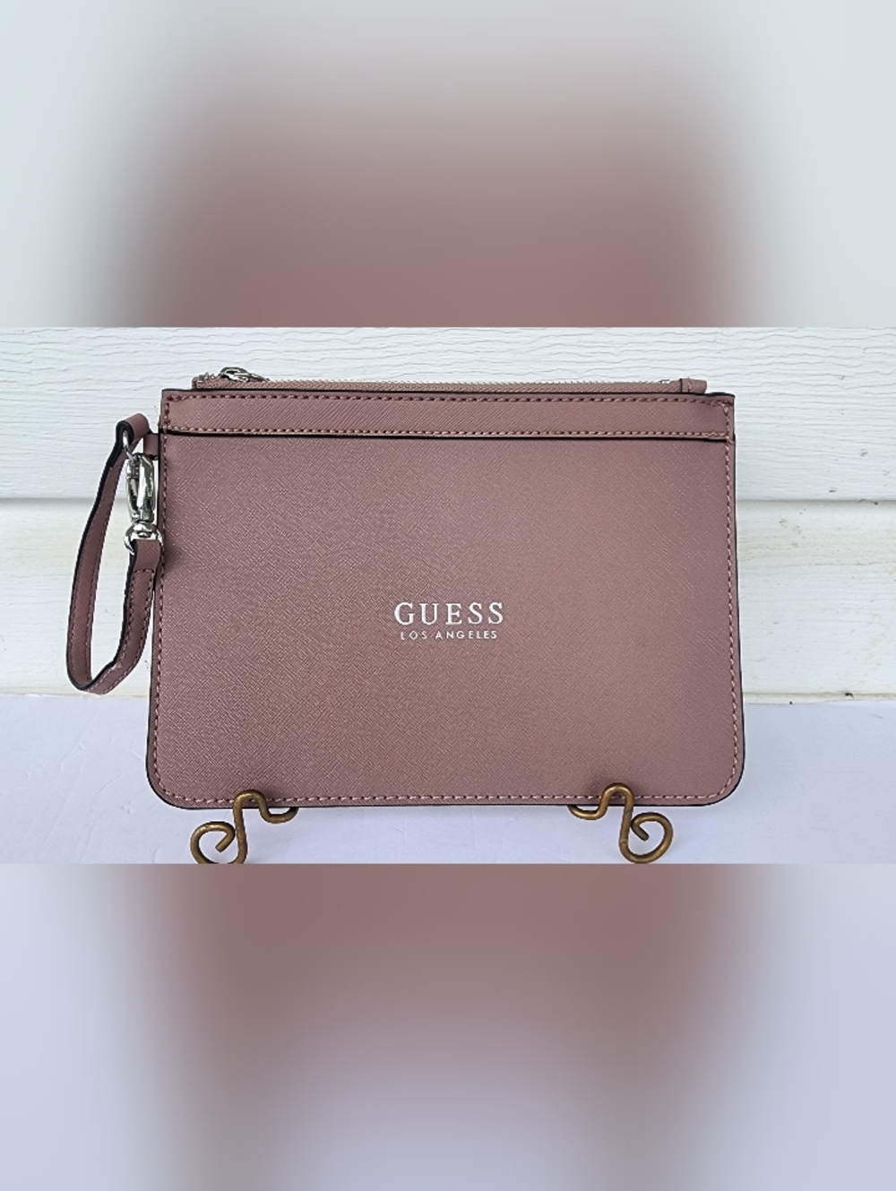 Like New! GUESS Los Angeles Blush Pink Wristlet